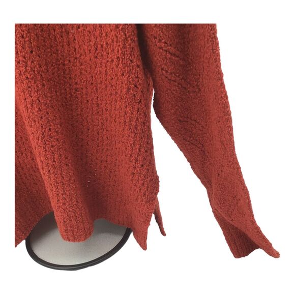 Cupcakes and Cashmere Women’s Small Orange Sweater VNeck Pullover NWOT Fall Cozy - Picture 6 of 13